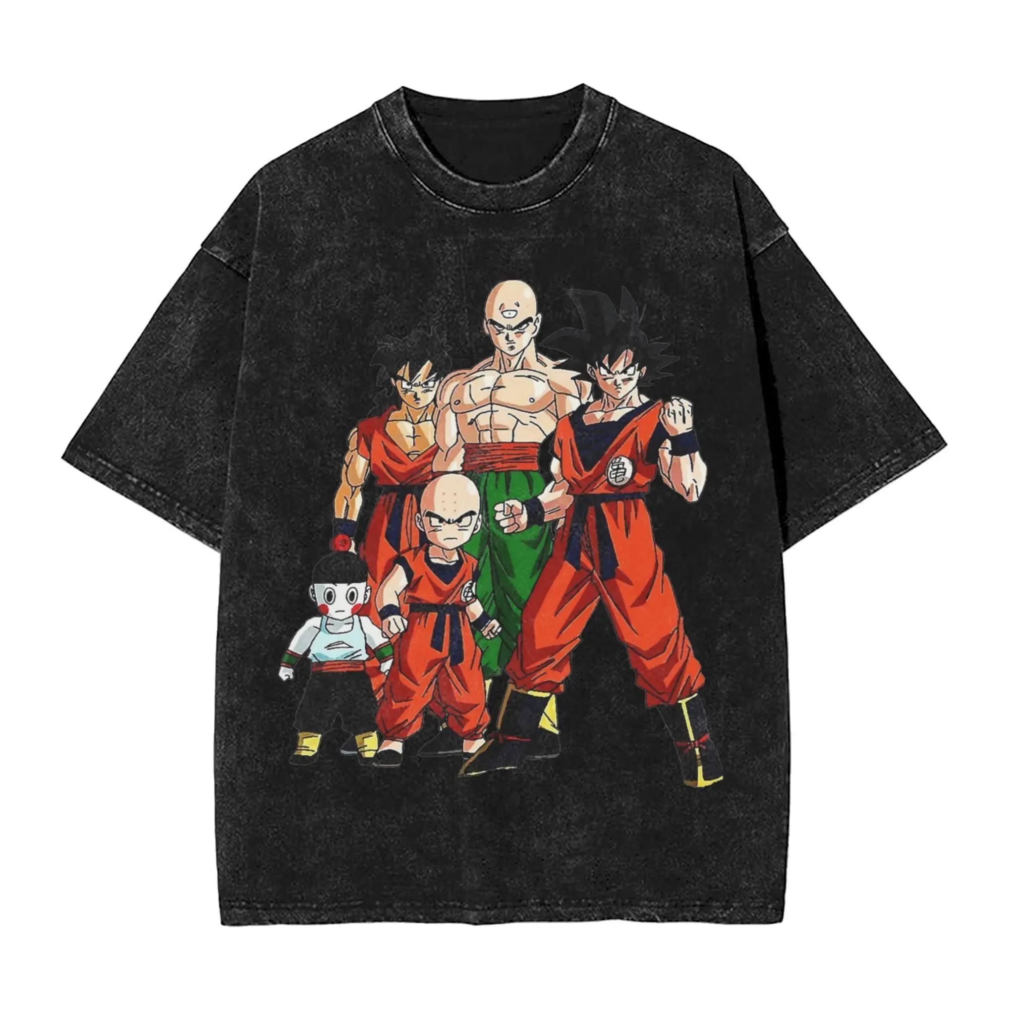 Z Vintage Fashion - Koszulka męska z nadrukiem anime Dragon