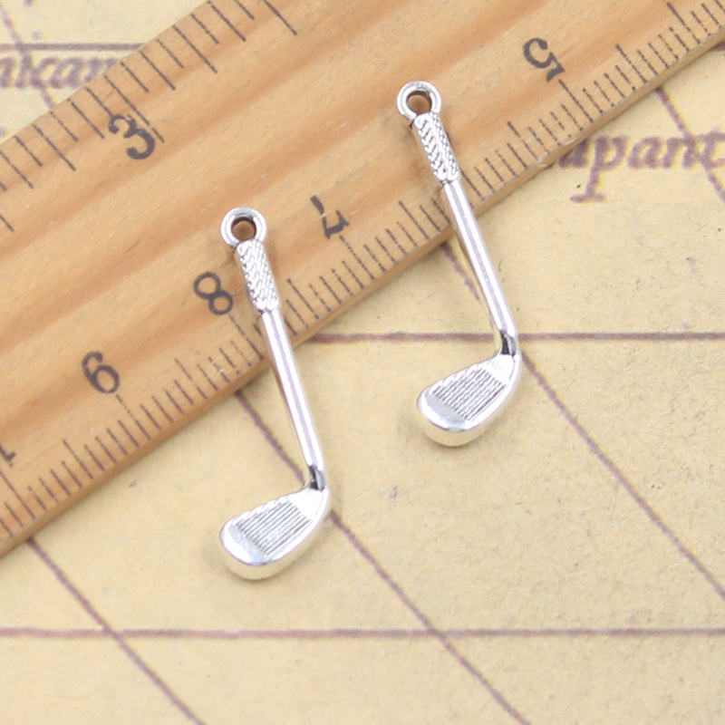 Vintage Fashion Club Photos - 20 sztuk Charms klub golfowy 27x9mm