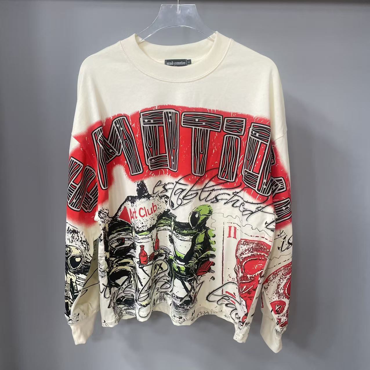Vintage Fashion Designer - Wysokiej jakości designerska koszulka z długim
