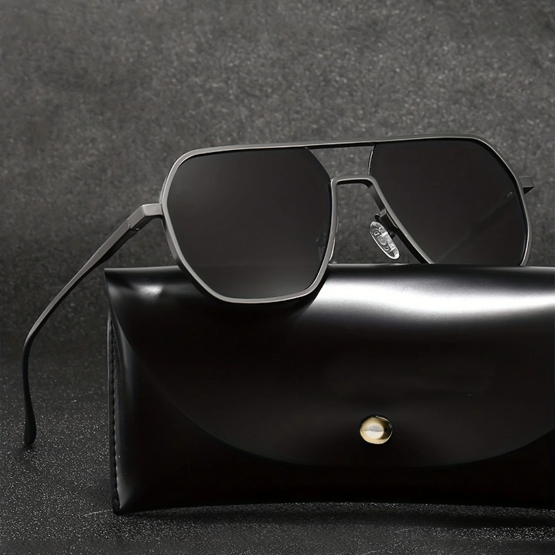 Vintage Fashion Brands - Okulary przeciwsłoneczne vintage z polaryzacją męskie