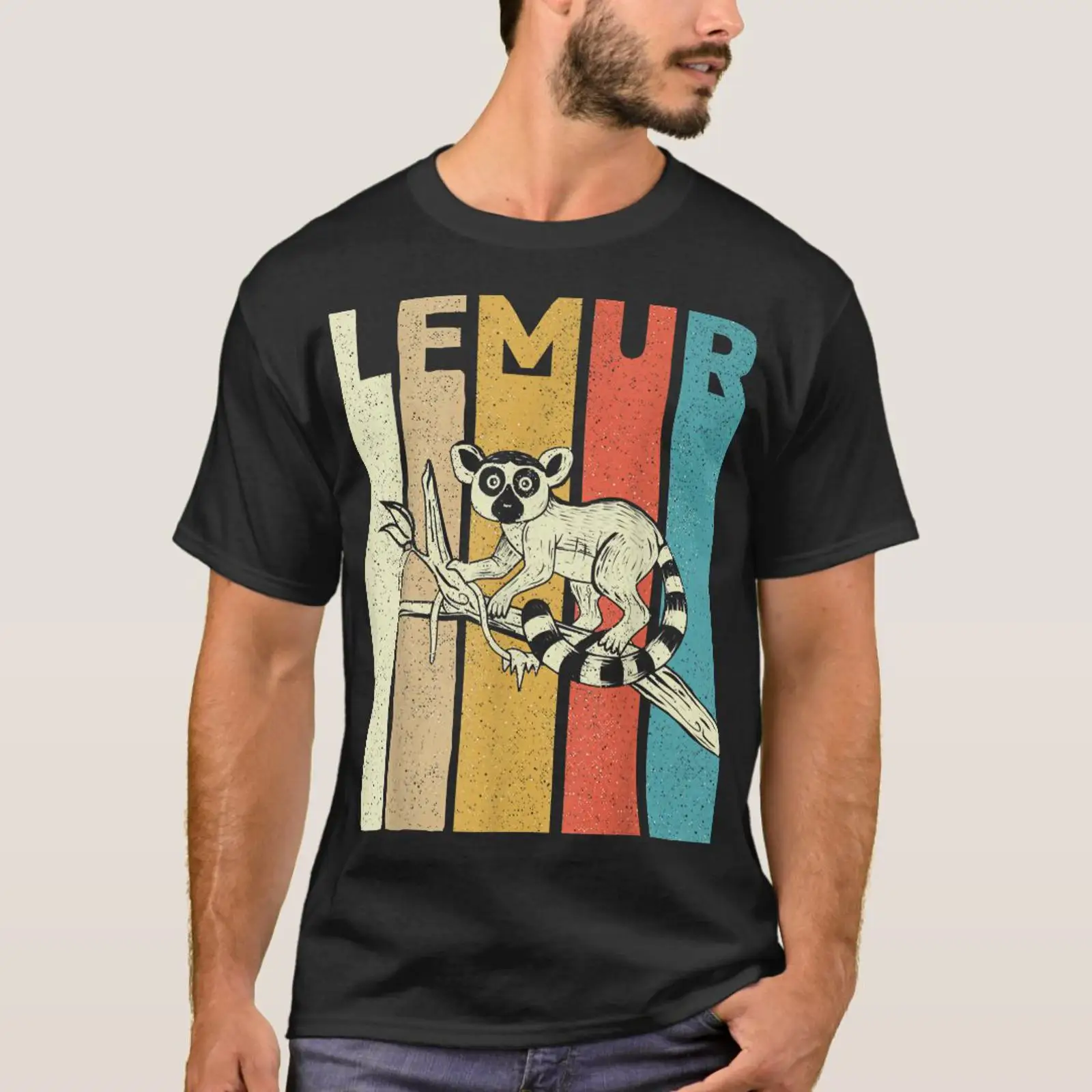 Vintage Fashion Research - Koszulka Vintage Lemur Animal Researcher Zookeeper