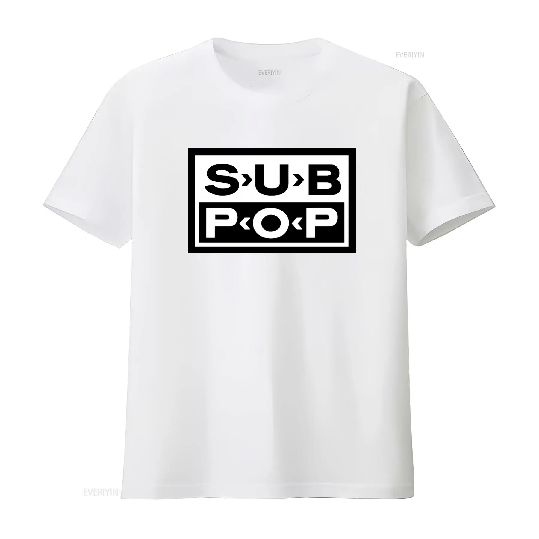 Koszulka Sub Pop Logo, czarna  – Vintage Fashion Style Men recenzja i cena