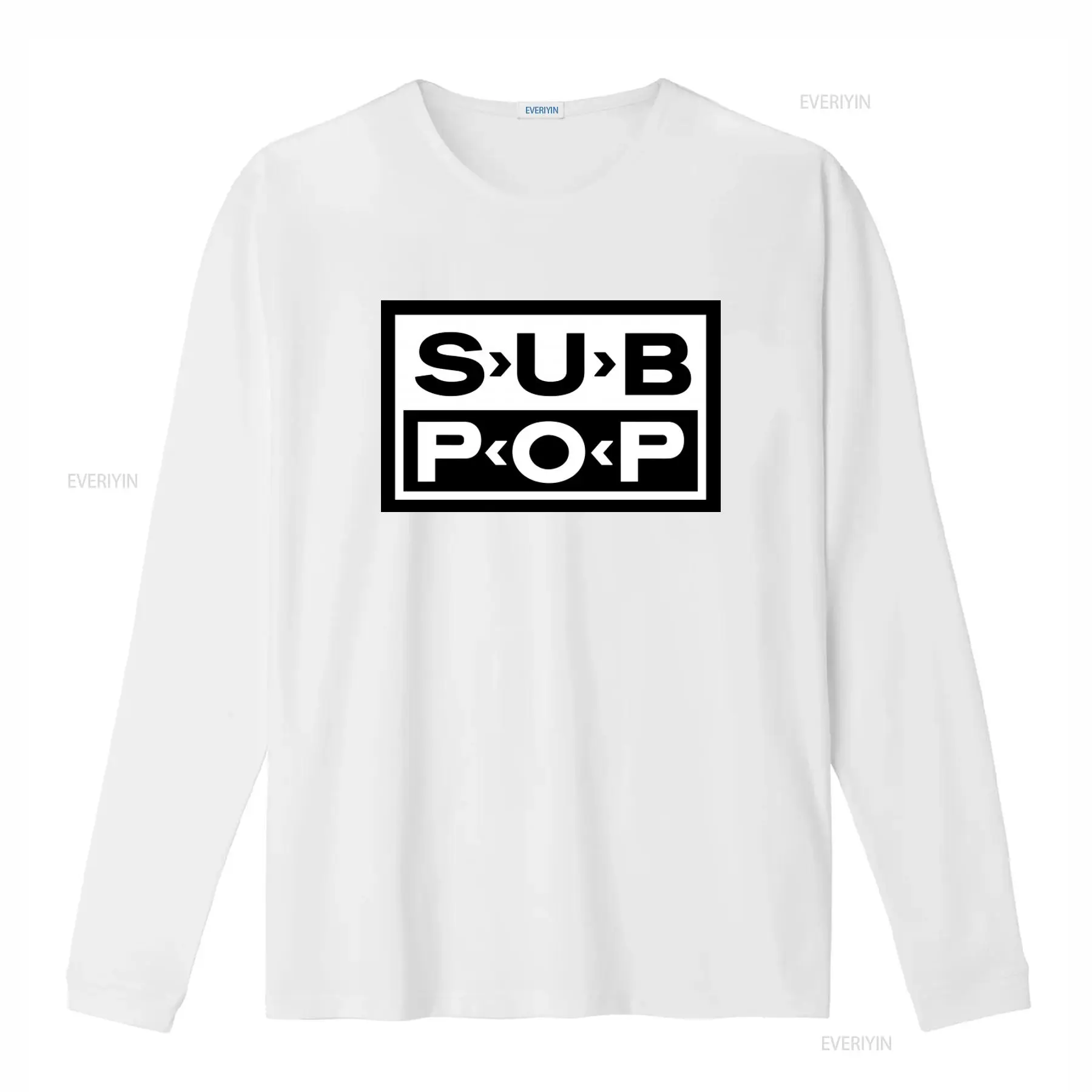 Koszulka Sub Pop Logo, czarna  – Vintage Fashion Style Men recenzja i cena