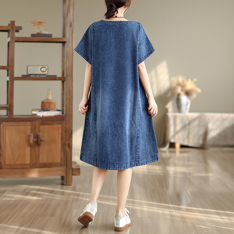 Elegancka sukienka midi plus s – Denim Skirt Midi Vintage recenzja i cena