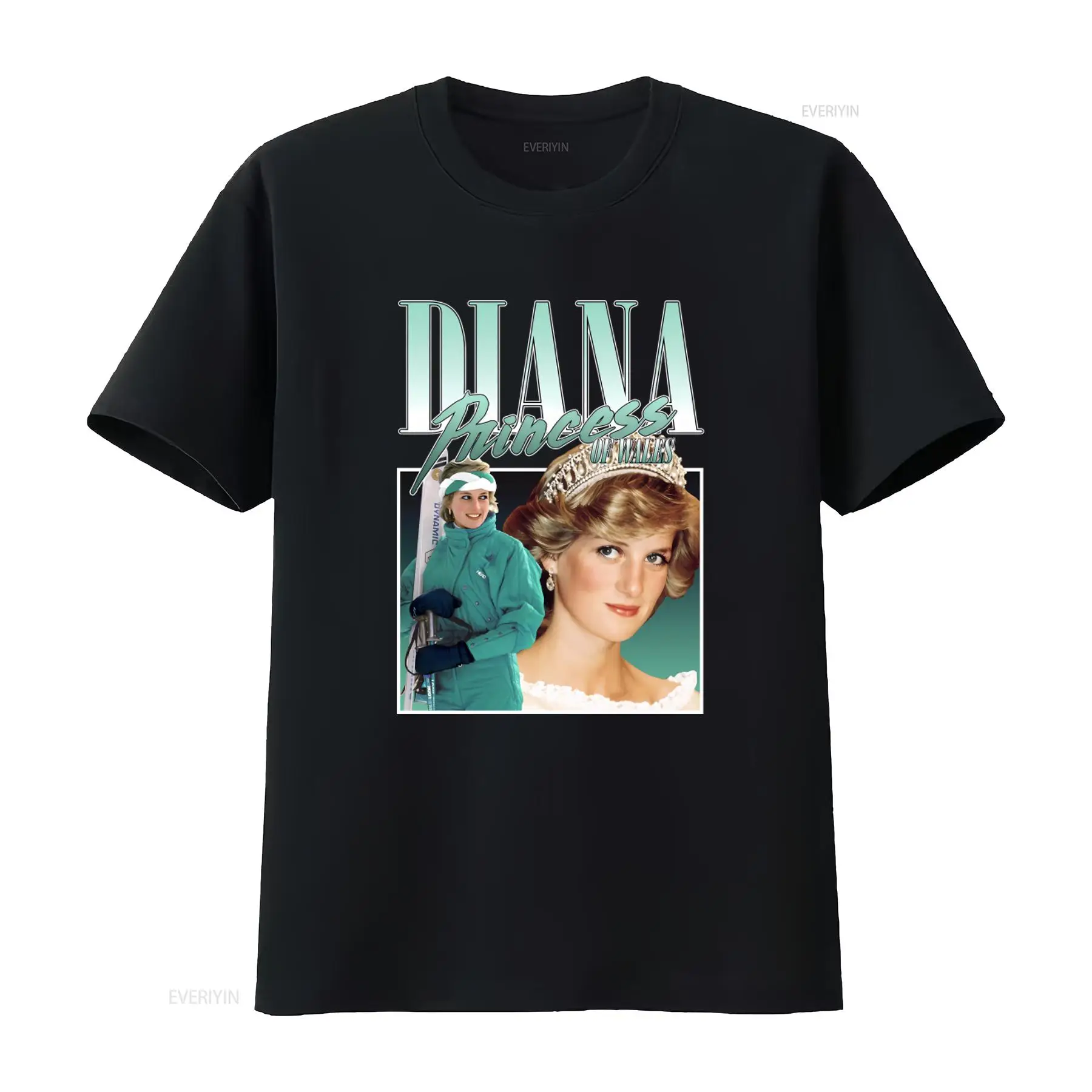 Koszulka Lady Diana Princess O – Vintage Fashion Style Men recenzja i cena