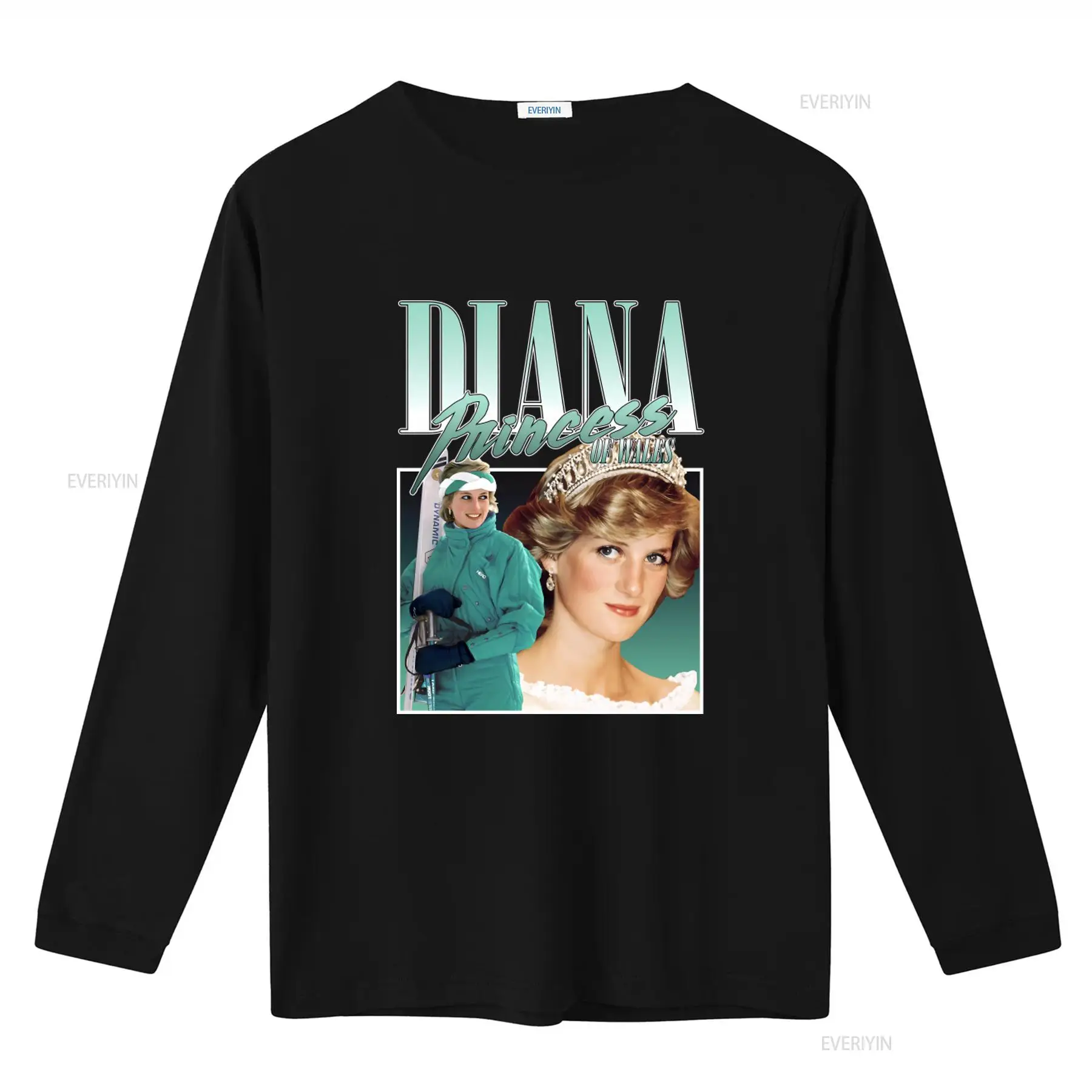 Koszulka Lady Diana Princess O – Vintage Fashion Style Men recenzja i cena