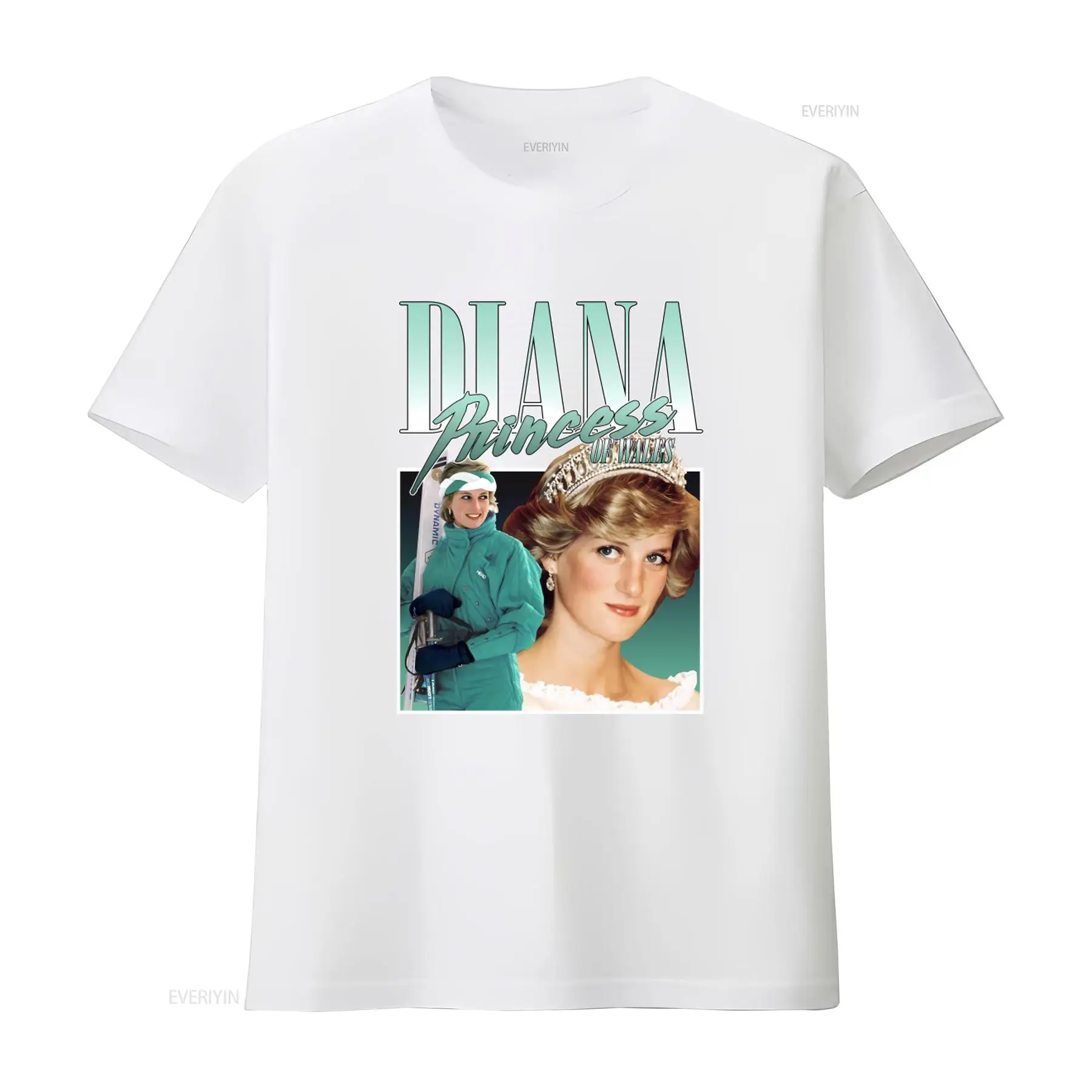 Koszulka Lady Diana Princess O – Vintage Fashion Style Men recenzja i cena