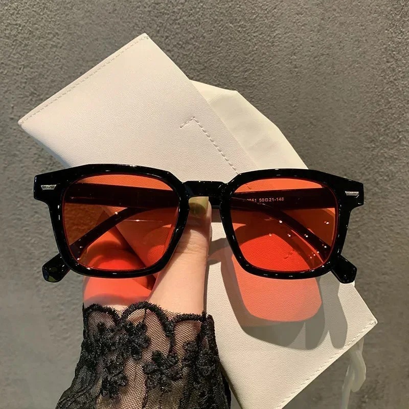 Męskie prostokątne okulary prz – Vintage Fashion Designer recenzja i cena