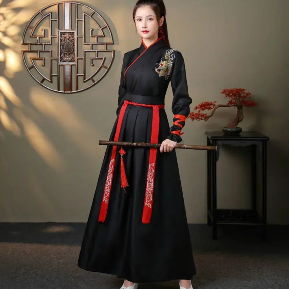 Nowoczesny damski zestaw Hanfu – Vintage Fashion Style Men recenzja i cena