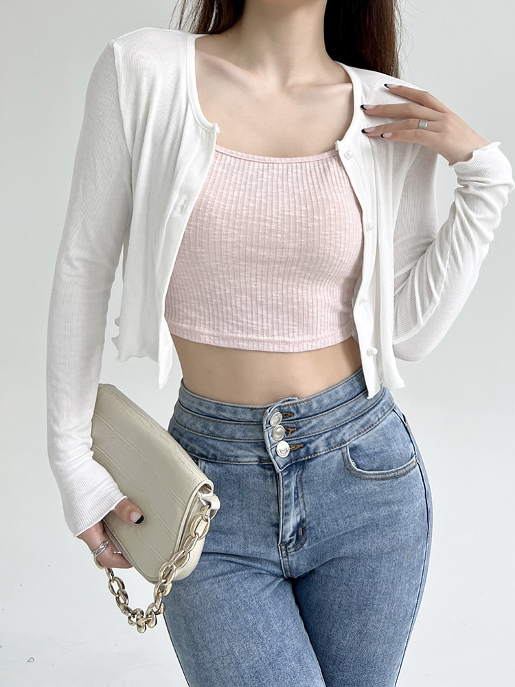 Damski czarny gotycki kardigan – Crop Cardigan Vintage recenzja i cena