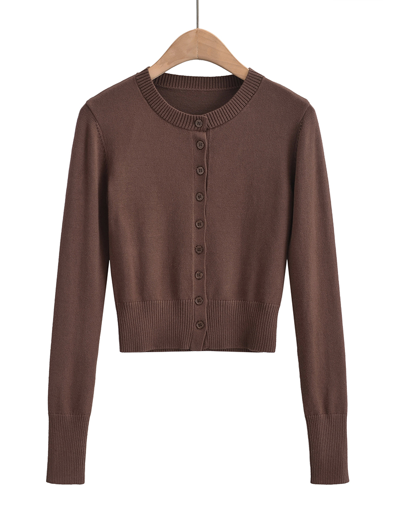 Koreański sweter rozpinany sek – Crop Cardigan Vintage recenzja i cena