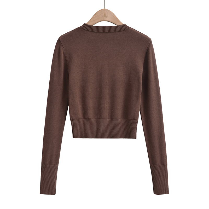 Koreański sweter rozpinany sek – Crop Cardigan Vintage recenzja i cena