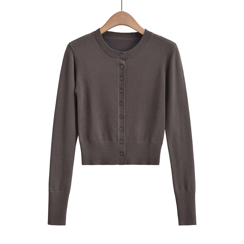 Koreański sweter rozpinany sek – Crop Cardigan Vintage recenzja i cena