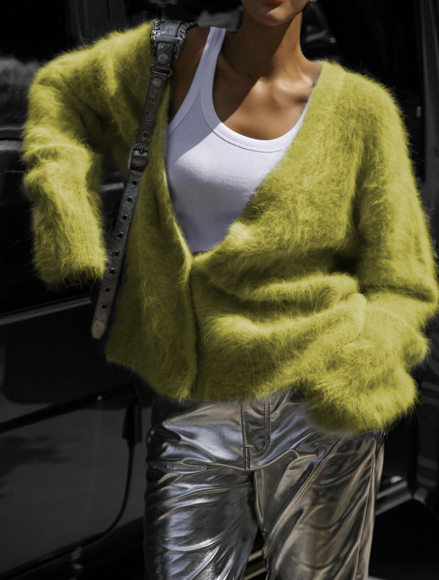 Damskie kardigany Y2K w stylu  – Crop Cardigan Vintage recenzja i cena