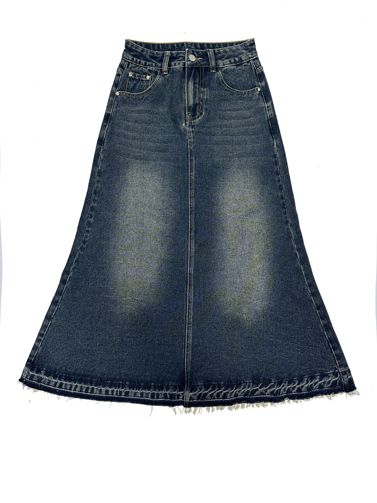 Spódnice jeansowe damskie w st – Denim Skirt Midi Vintage recenzja i cena