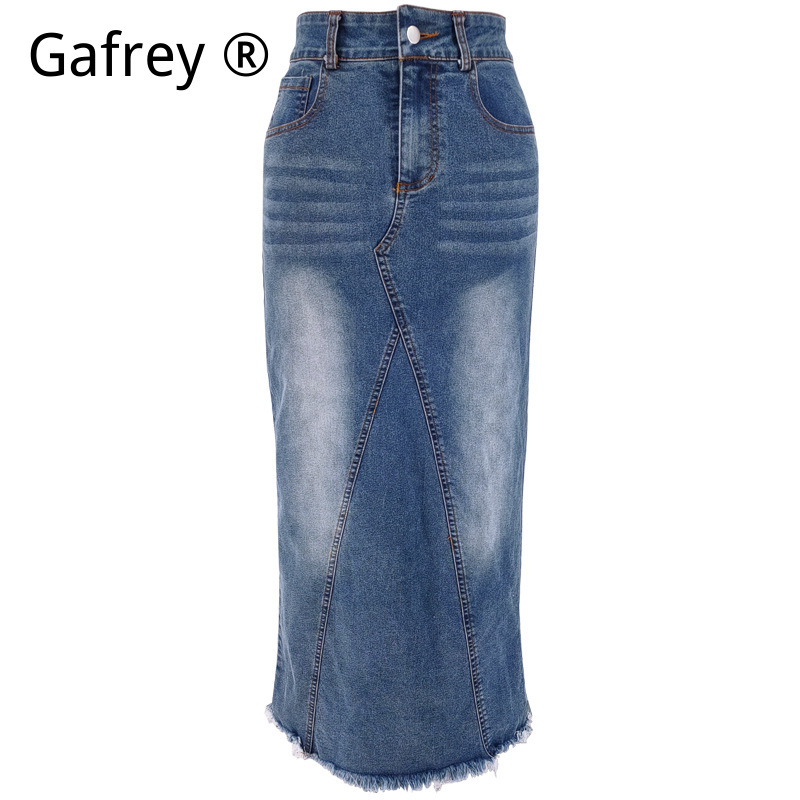 Damska dżinsowa spódnica midi  – Denim Skirt Midi Vintage recenzja i cena