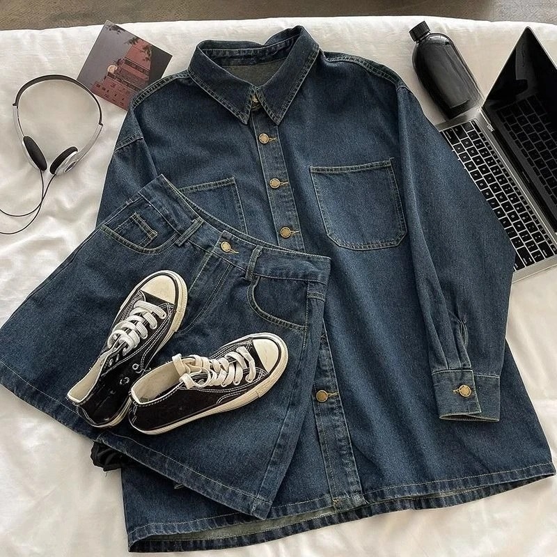 Zestaw spódnicy dżinsowej Y2K: – Usa Vintage Fashion recenzja i cena