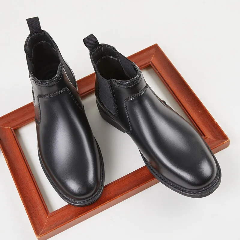 Męskie skórzane oksfordy vinta – Vintage Fashion Style Men recenzja i cena