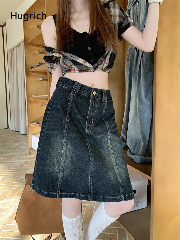 Spódnica dżinsowa midi w stylu – Denim Skirt Midi Vintage recenzja i cena