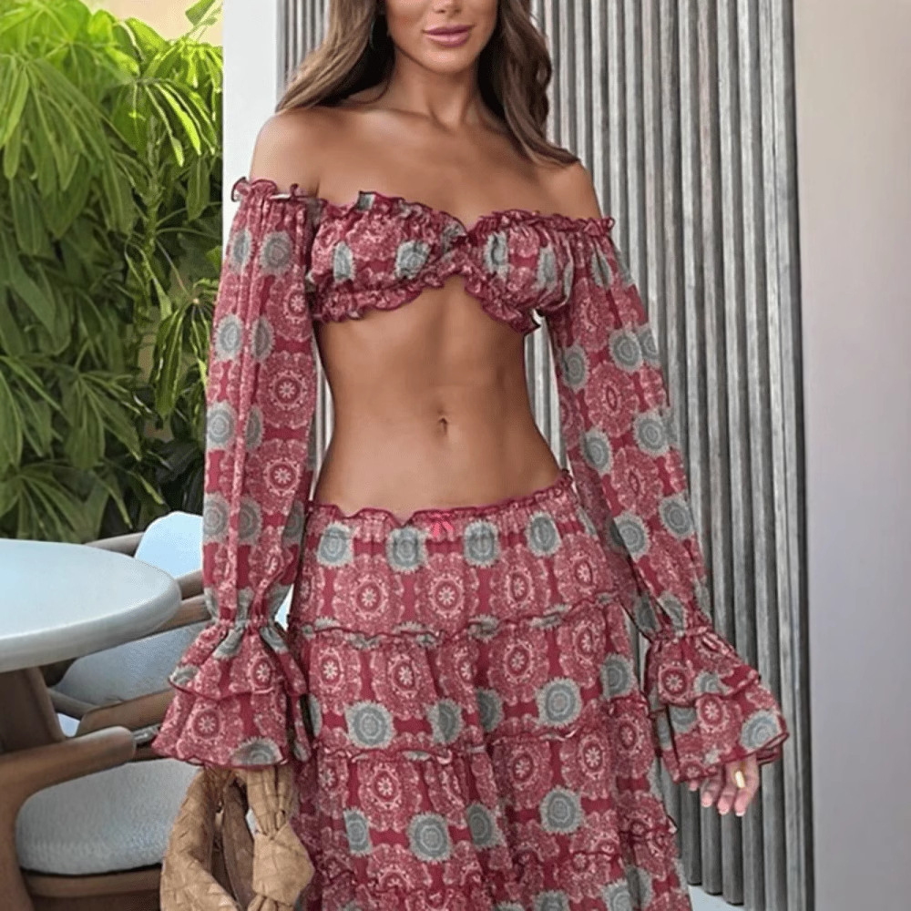 Zestaw dwuczęściowy: spódnica  – Vintage Fashion Ai recenzja i cena