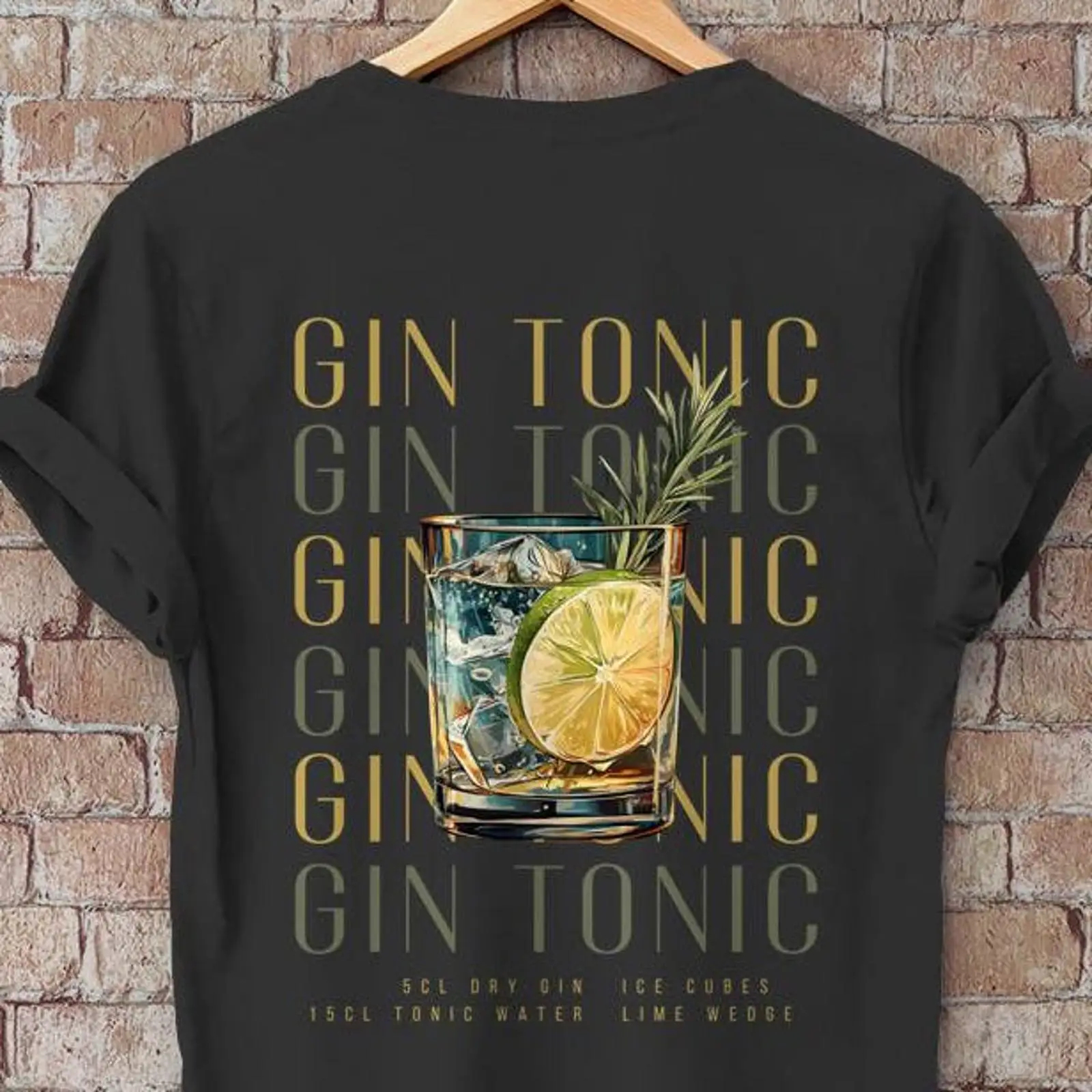 Koszulka Gin Tonic Ilustrowana – Vintage Fashion Illustration recenzja i cena